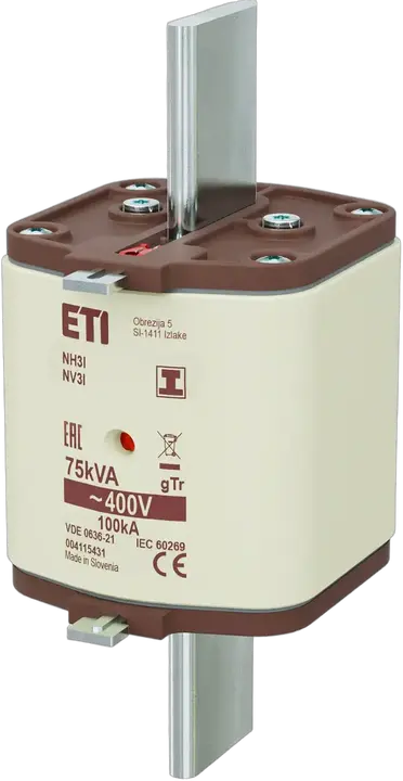 Obrázek NH3/I gTr 108A/400V/75kVA