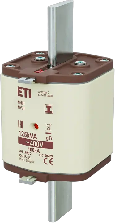 Obrázek NH3/I gTr 180A/400V/125kVA