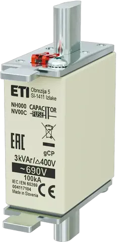 Obrázek NH000 gCP 3kVAr/690V