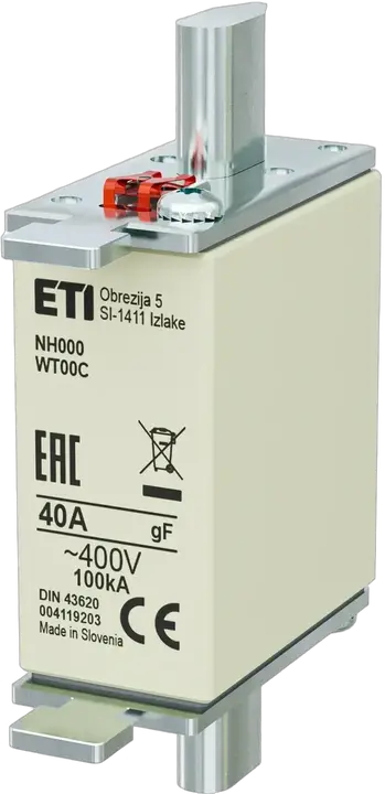 Obrázek NH000 gF 40A/400V