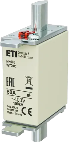 NH000 gF 50A/400V