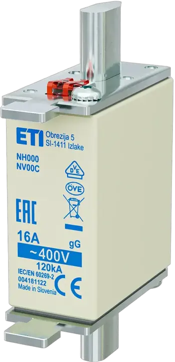 Obrázek NH000 gG 16A/400V korr.