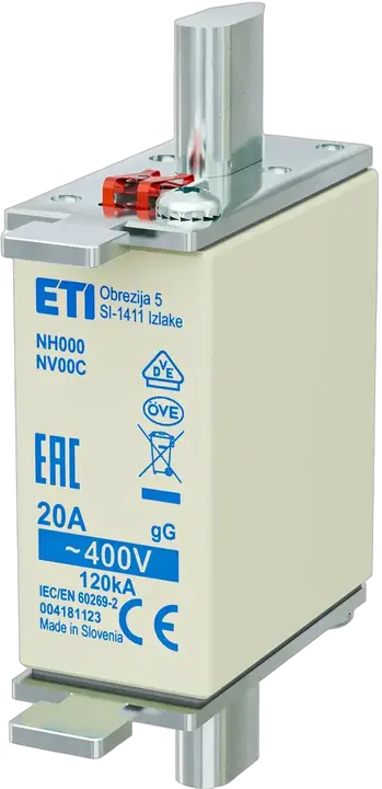 Obrázek NH000 gG 20A/400V korr.