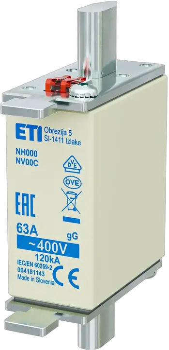 Obrázek NH000 gG 63A/400V korr.