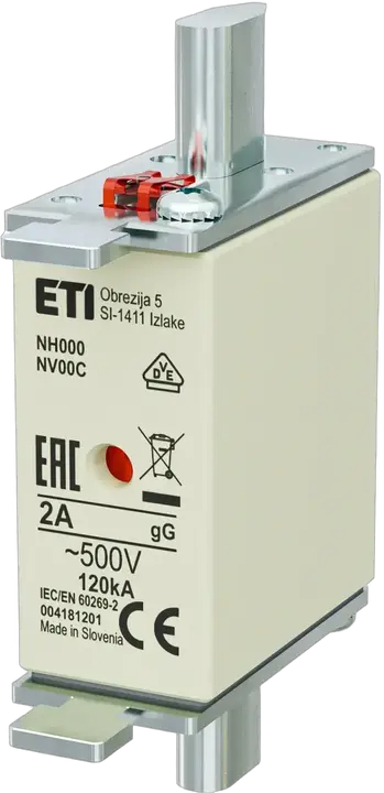 Obrázek NH000 gG 2A/500V
