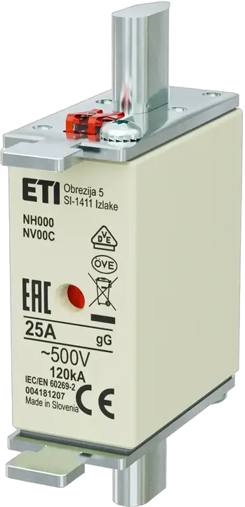Obrázek NH000 gG 25A/500V