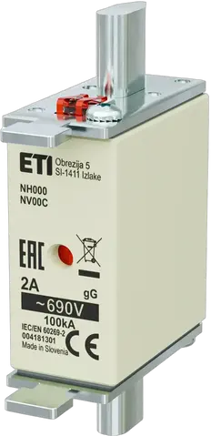 NH000 gG 2A/690V