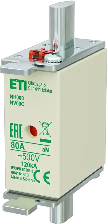 Obrázek NH000 aM 80A/500V