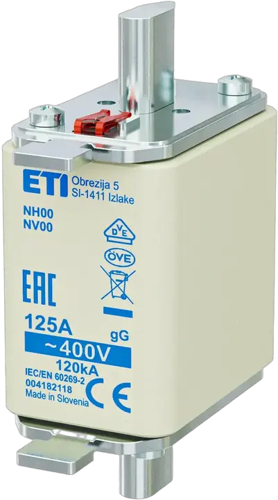 Obrázek NH00 gG 125A/400V korr.