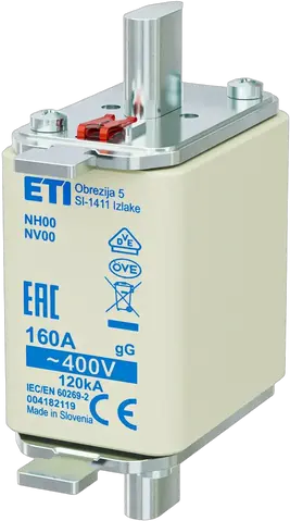 NH00 gG 160A/400V korr.