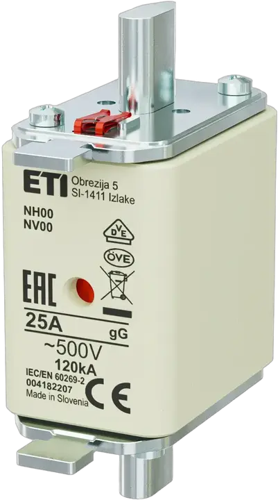 Obrázek NH00 gG 25A/500V