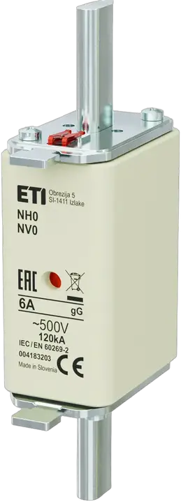 Obrázek NH0 gG 6A/500V
