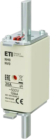 NH0 gG 20A/500V