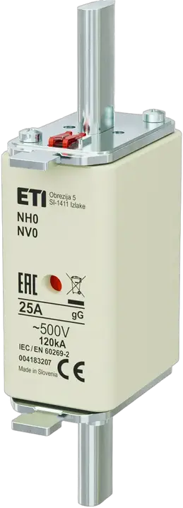 Obrázek NH0 gG 25A/500V
