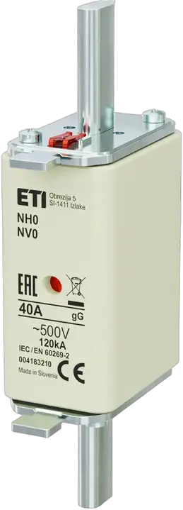 Obrázek NH0 gG 40A/500V