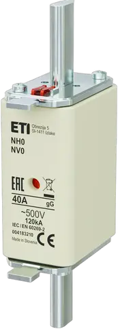 NH0 gG 40A/500V