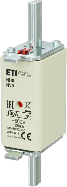 Obrázek NH0 gG 100A/500V