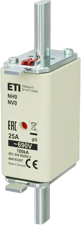 Obrázek NH0 gG 25A/690V