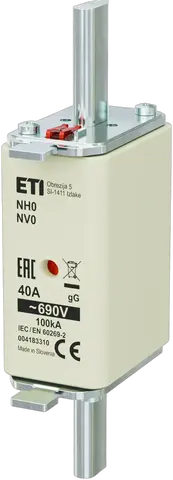 NH0 gG 40A/690V