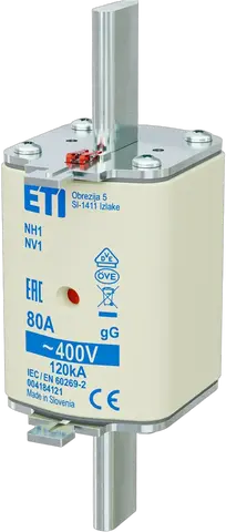 NH1 gG 80A/400V