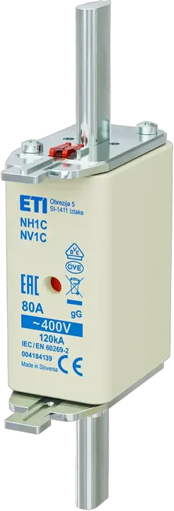 Obrázek NH1C gG 80A/400V korr.