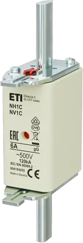 NH1C gG 6A/500V