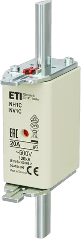 NH1C gG 20A/500V