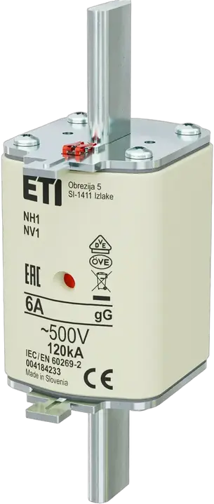 Obrázek NH1 gG 6A/500V