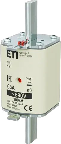 NH1 gG 63A/690V