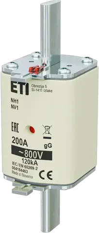 Obrázek NH1 gG 200A/800V