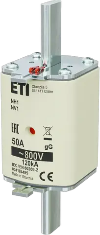 Obrázek NH1 gG 50A/800V