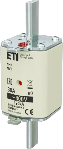Obrázek NH1 gG 80A/800V