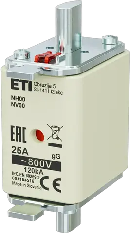 NH00 gG 25A/800V