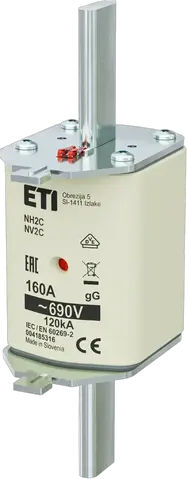NH2C gG 160A/690V
