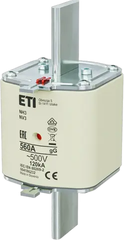 NH3 gG 560A/500V