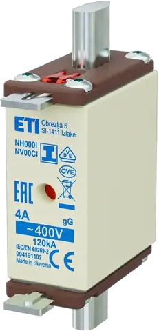 NH000/I gG 4A/400V