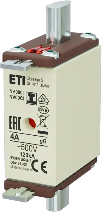 Obrázek NH000/I gG 4A/500V