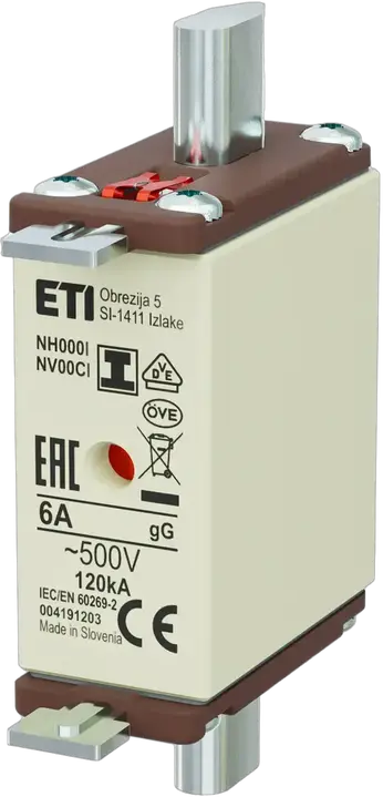 Obrázek NH000/I gG 6A/500V