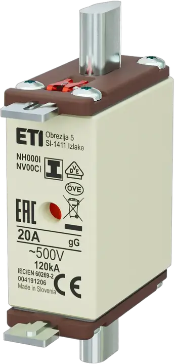 Obrázek NH000/I gG 20A/500V