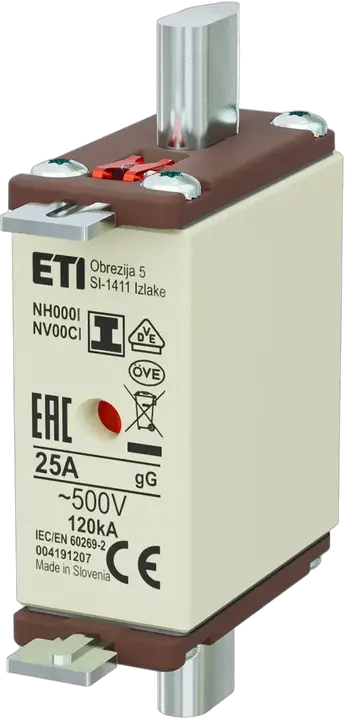 Obrázek NH000/I gG 25A/500V