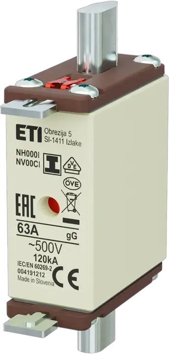 Obrázek NH000/I gG 63A/500V