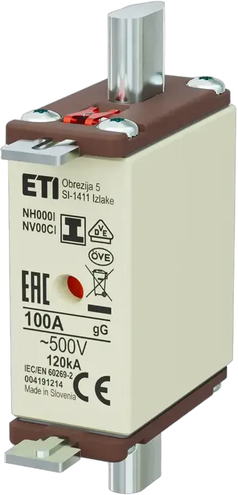 Obrázek NH000/I gG 100A/500V