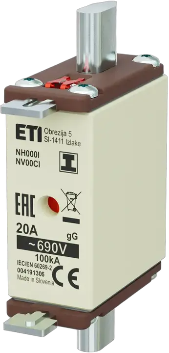 Obrázek NH000/I gG 20A/690V