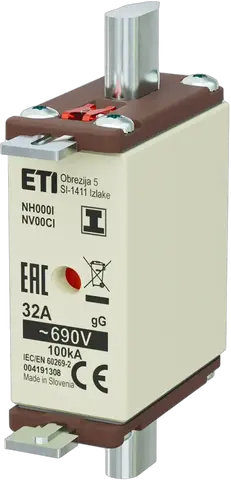 NH000/I gG 32A/690V