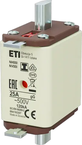 NH00/I gG 25A/500V