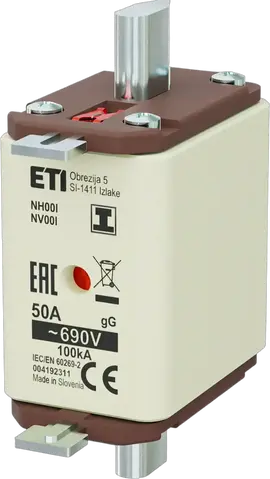 NH00/I gG 50A/690V