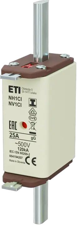 Obrázek NH1C/I gG 25A/500V