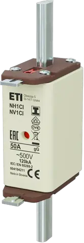 NH1C/I gG 50A/500V