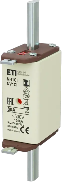 Obrázek NH1C/I gG 80A/500V
