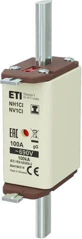 NH1C/I gG 100A/690V